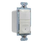600W Vacancy Decorator Sensor Single Pole in Light Almond
