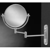 Wall-Mount Swinging Arm 4X Magnifying Mirror