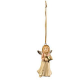 H&auml;ngeengel "Mein Stern" in Champagner / Gold