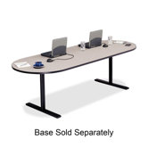 Racetrack Conference Table,42"x120"x29",Gray Nebula