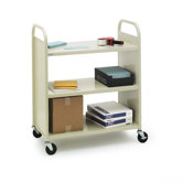 Metal Flat Shelf Booktruck