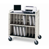 16 Laptop LAPT Series Tech-Guard Storage Computer Cart with Electrical (fully assembled)