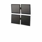 Double-Level Multiple Displays Small Flat Panel Wall Mounts (Up to 22")