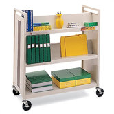 Metal Double-Side Booktruck
