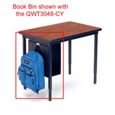 Quattro 17.38" H x 7.88" W Book Bin Left Hand