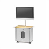Cabinet Flat Panel Cart with 72" H (42" - 61" Screens)
