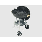 Kugelgrill fahrbar in Schwarz emailliert