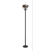 Wrought Iron Torchiere with Stake End