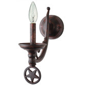 Americana Lone Star Series 13" Wall Sconce