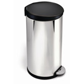 30L Tretabfalleimer gl&auml;nzend