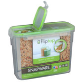 11 Cup Slim Flip Top Rectangular Storage Container