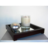 Gazing Tray in Clear Coffee Bean