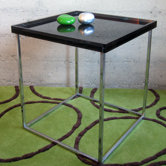 Lucite Stacking Tray in Charcoal Grey