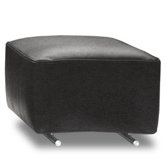 Elegant Leather Ottoman