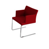 Soho Lounge Flat Arm Chair