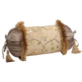 Addison 7.25" x 16" Pillow with Brush Fringe & Tassels