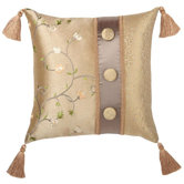 Addison 18" x 18" Pillow with 3 Self Buttons