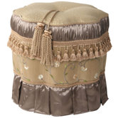 Addison Fabric Ottoman