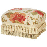 Brianza Footstool with Tassel Trim and Bullion