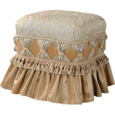 Savannah Ruffle Skirt Ottoman