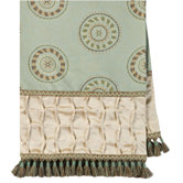 Fortune Throw with Braid and Tassel Fringe