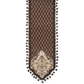 Broderick Table Runner with Braid and Tassel Trim