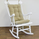 Standard Cherokee Solid Rocking Chair Cushion Set