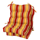 Outdoor Seat / Back Chair Cushion (Set of 2)