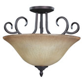 Victoria 3 Light Semi-Flush Mount