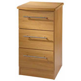 Sherwood 3 Drawer Bedside Table