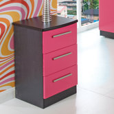 Knightsbridge 3 Drawer Bedside Table