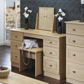 Corrib Kneehole Dressing Table Set