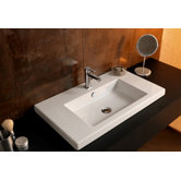 Cangas Ceramic Bathroom Sink with Overflow