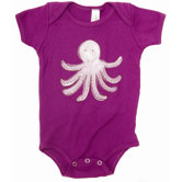 Octopus One-Piece in Purple