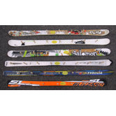 Snow Ski Coat Rack with Wooden Pegs