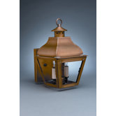 Stanfield Medium Base Socket Curved Top Wall Lantern
