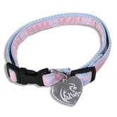 MLB Chicago Cubs Dog Collar in Pink
