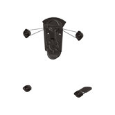 Fixed Flat Panel Cable Mount