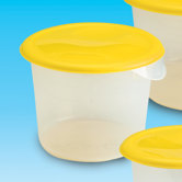 Polyethylene Round Storage Container (18 U.S. qt.)