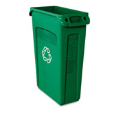 Slim Jim Recycling Container with Venting Channels