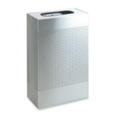 Rectangular Waste Recept.,13 Gal,19-1/2"x10"x30",Silver