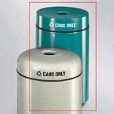 Barclay Round Cans Recycling Receptacle