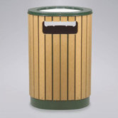 Regent 50 Series 12 Gallon Round Sand Top Ash/Trash Receptacle