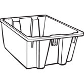 19.45-Gallon Palletote Box in Gray