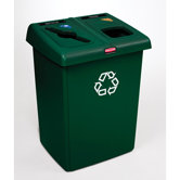 Glutton Recycling Station in Green