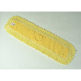 Trapper Commercial Dust Mop with Looped-End Launderable in Yellow