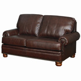 Juno Leather Loveseat