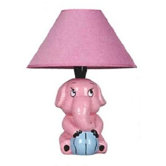 Home Design Pink Elephant Table Lamp
