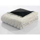 Helen Faux Fur Reversible Throw