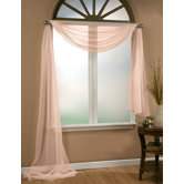 Infinity Sheer Window Scarf Polyester Valance